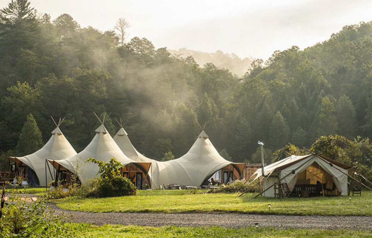 Hotel Under Canvas Great Smoky Mountains Pigeon Forge Zewnętrze zdjęcie